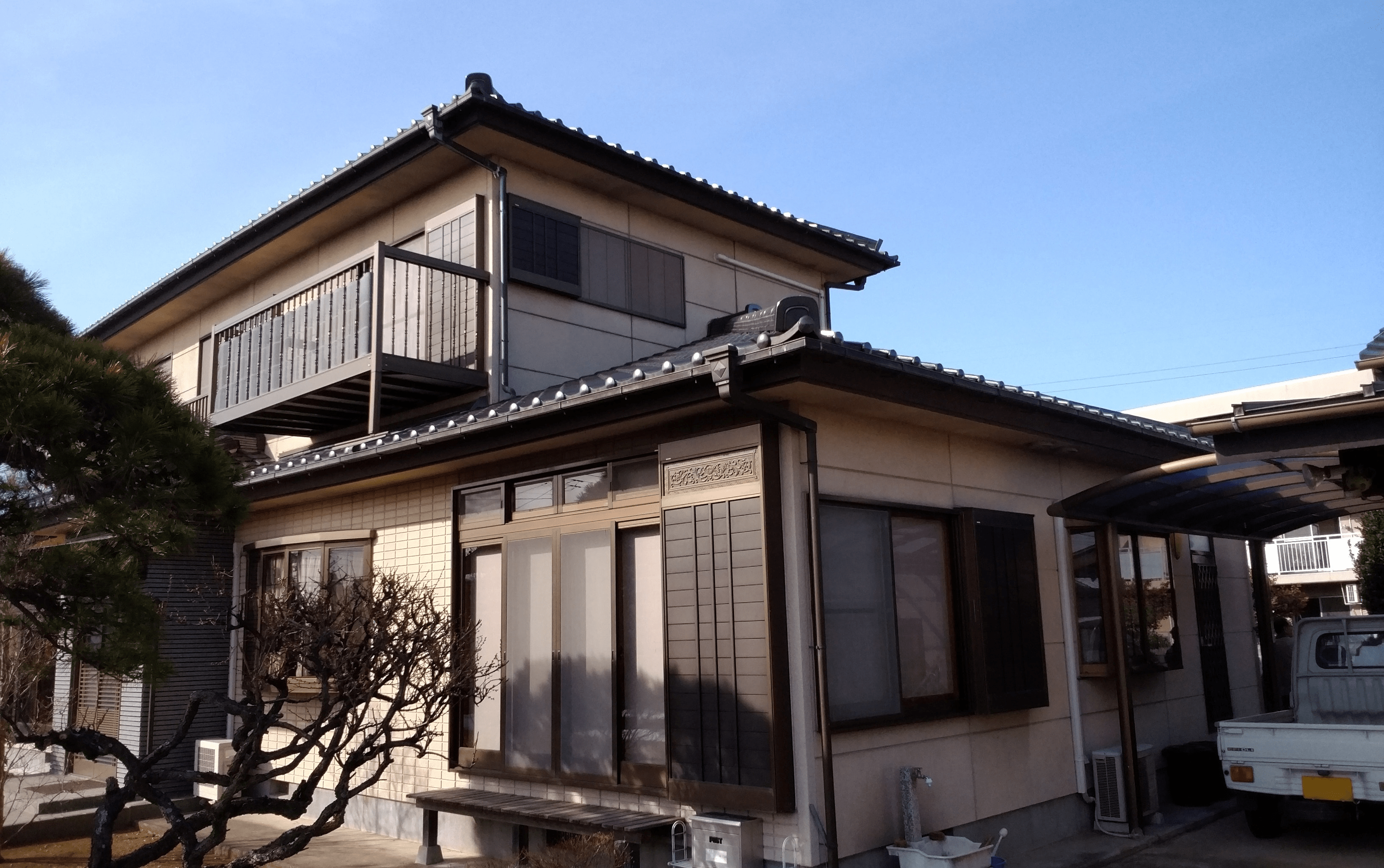 川島町　F様邸　外壁塗装工事　　　